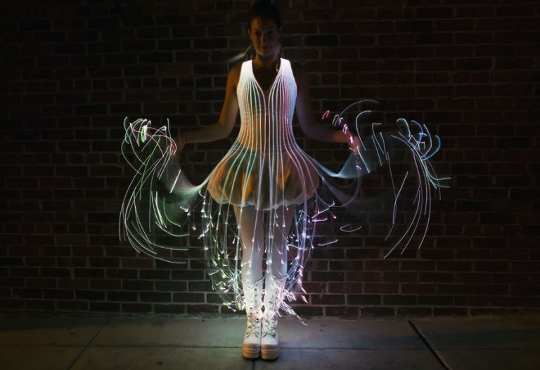Light Up Dress and Fiber Optic Dresses
