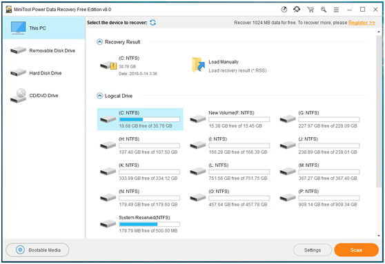 MiniTool Power Data Recovery