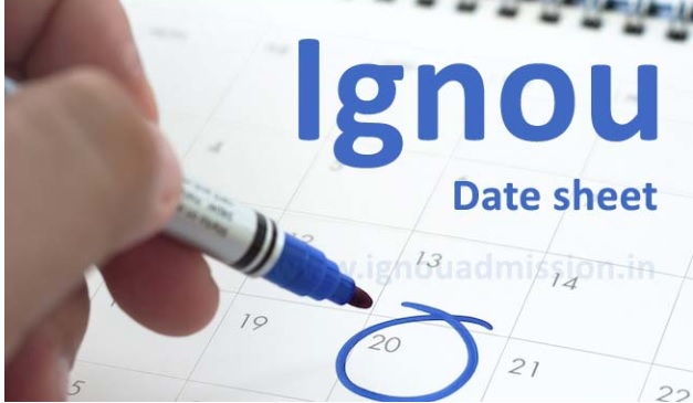 IGNOU Date Sheet 2019