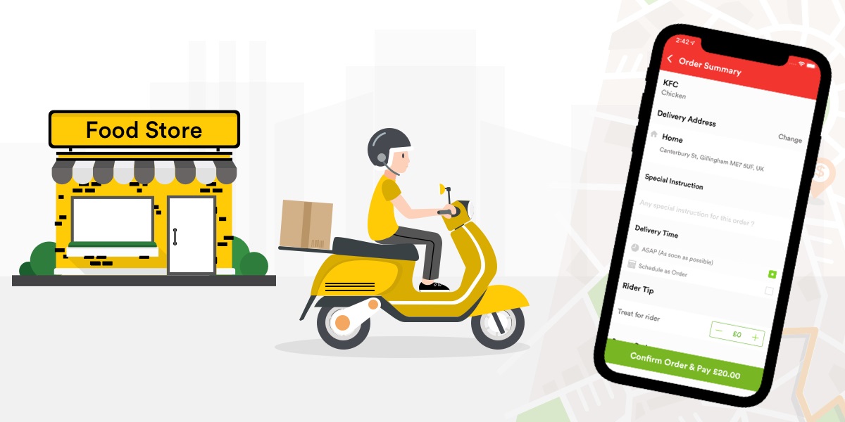 blockchain food delivery app