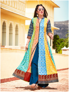 Multicolor Kurti for Extremely Stunning Look