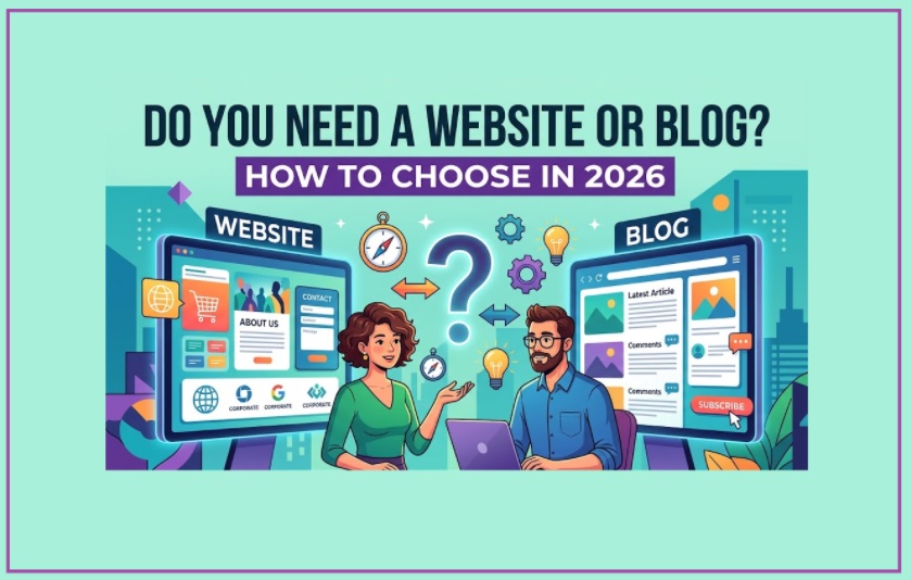 Do You Need A Website Or Blog - Website Vs Blog Guide