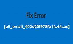 [pii_email_603d20f978fb1fc44cee] Error