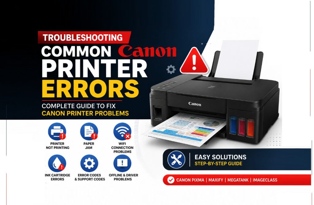 Canon Printer Errors: Canon Printer Troubleshooting Tips