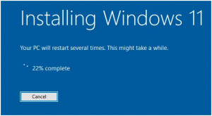 Installing Windows 11