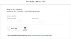 How To Activate Your Wisely Card