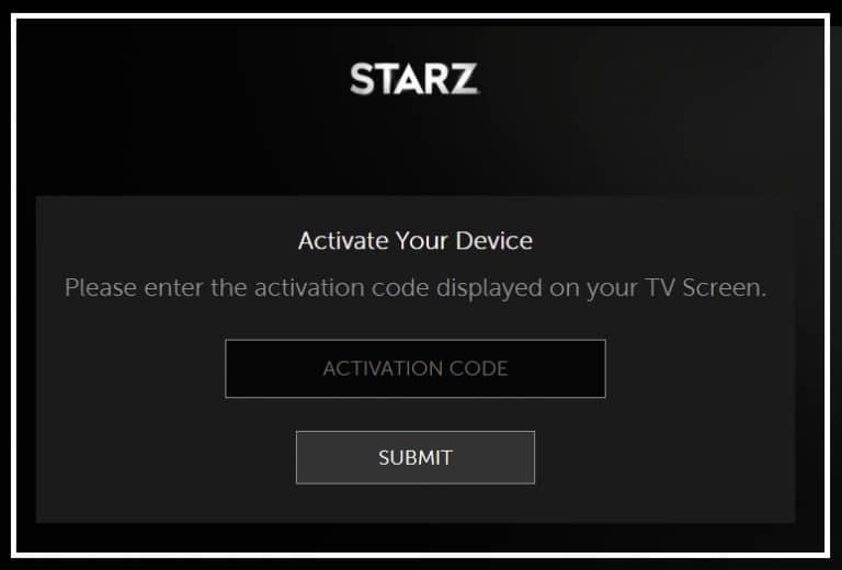 Starz.Com Login Activate