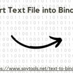 Text File To Binary File