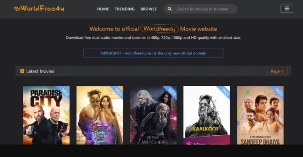 worldfree4u hollywood hindi dubbed movies free download