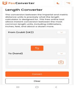 measurement conversion