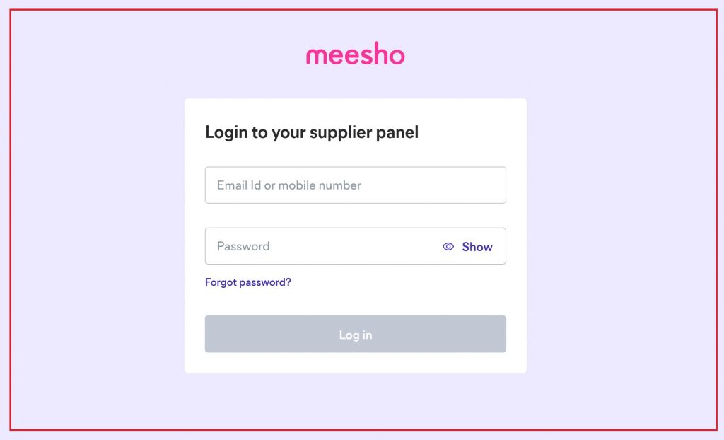 Meesho Supplier Panel