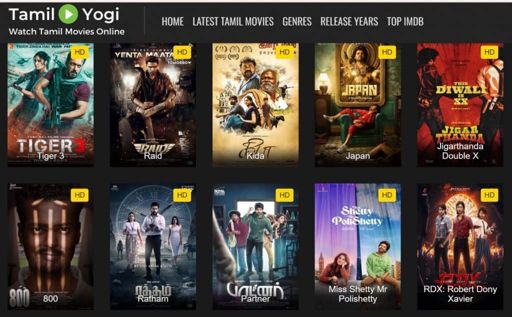TamilYogi Watch Tamil Movies Free Online