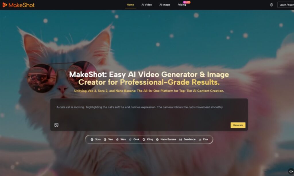 AI Video Generators with MakeShot