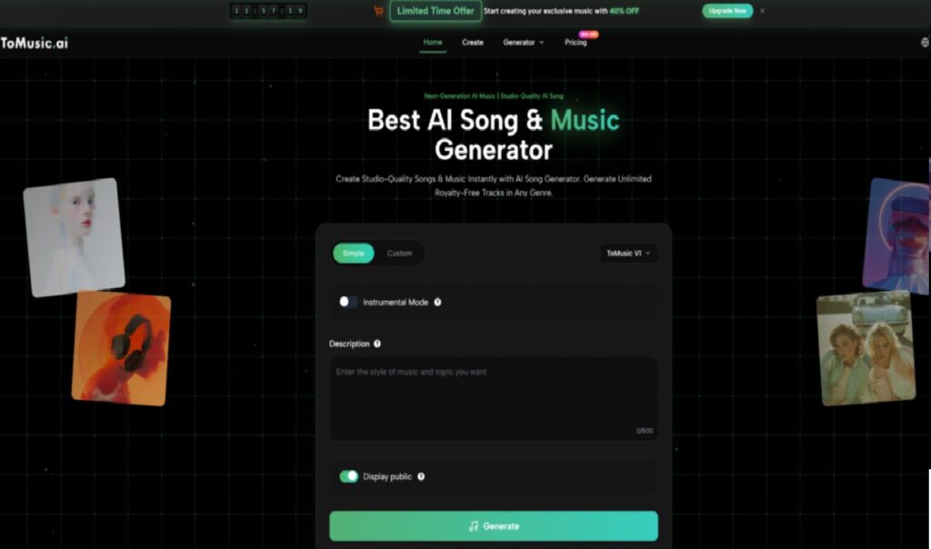 Advanced AI Music Generator