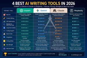 Ai Tools Comparison ChatGPT vs Gemini vs Claude vs Perplexity