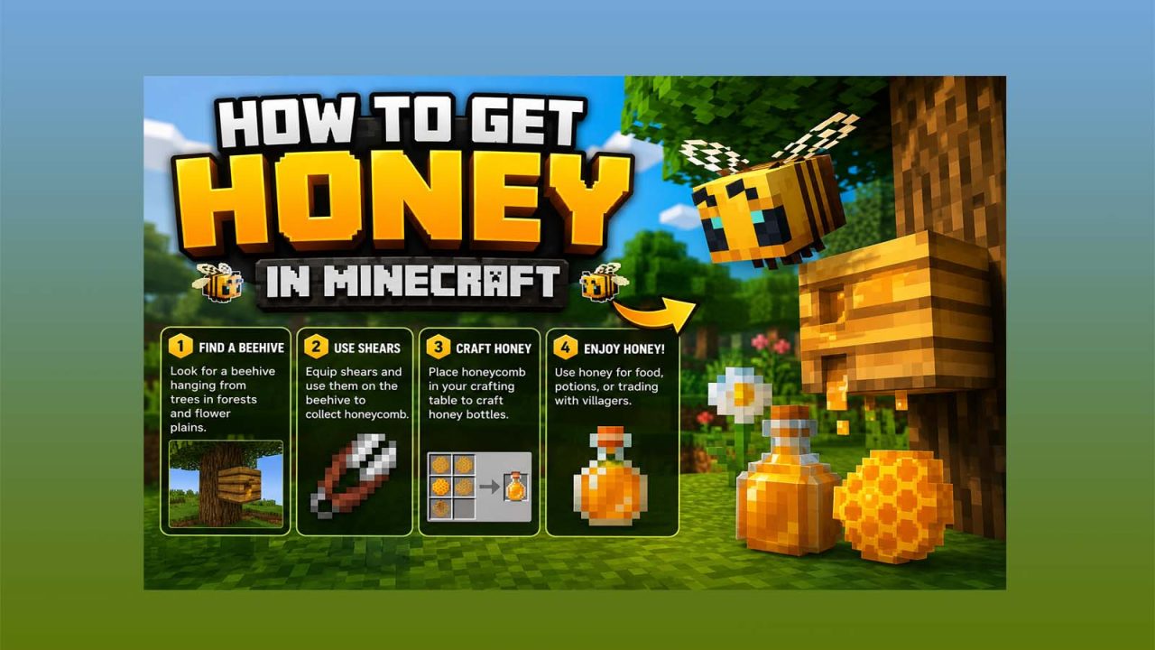 How To Get Honey In Minecraft Game