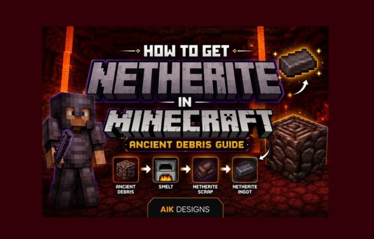 Learn how to get Netherite in Minecraft step by step