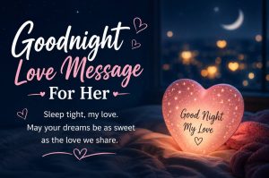 Heart Touching Romantic Good Night Text For Her