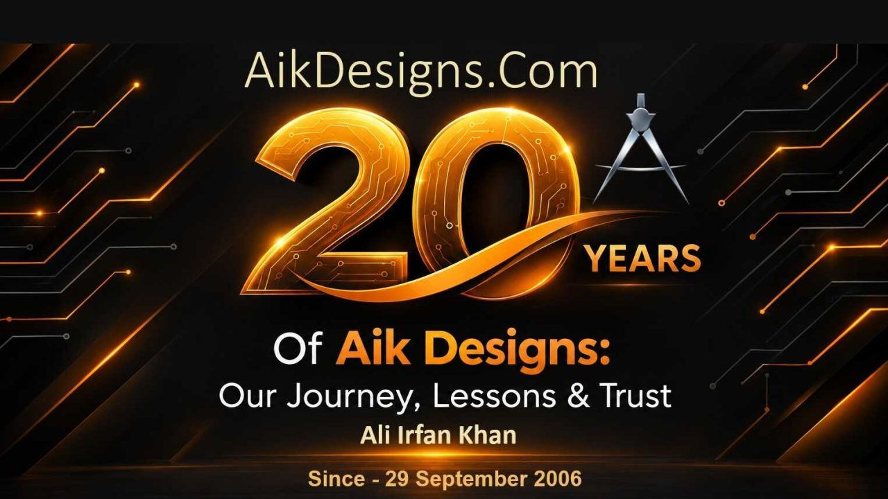 Ali Irfan Khan - 20 Years Of Aik Designs Anniversary 2006 To 2026
