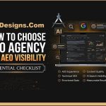 Checklist for how to choose SEO agency for AEO visibility