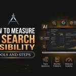 Dashboard showing how to measure AI search visibility