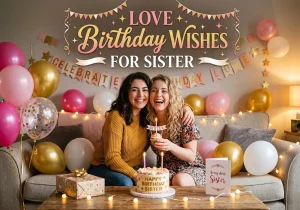 Love Birthday Wishes For Sister