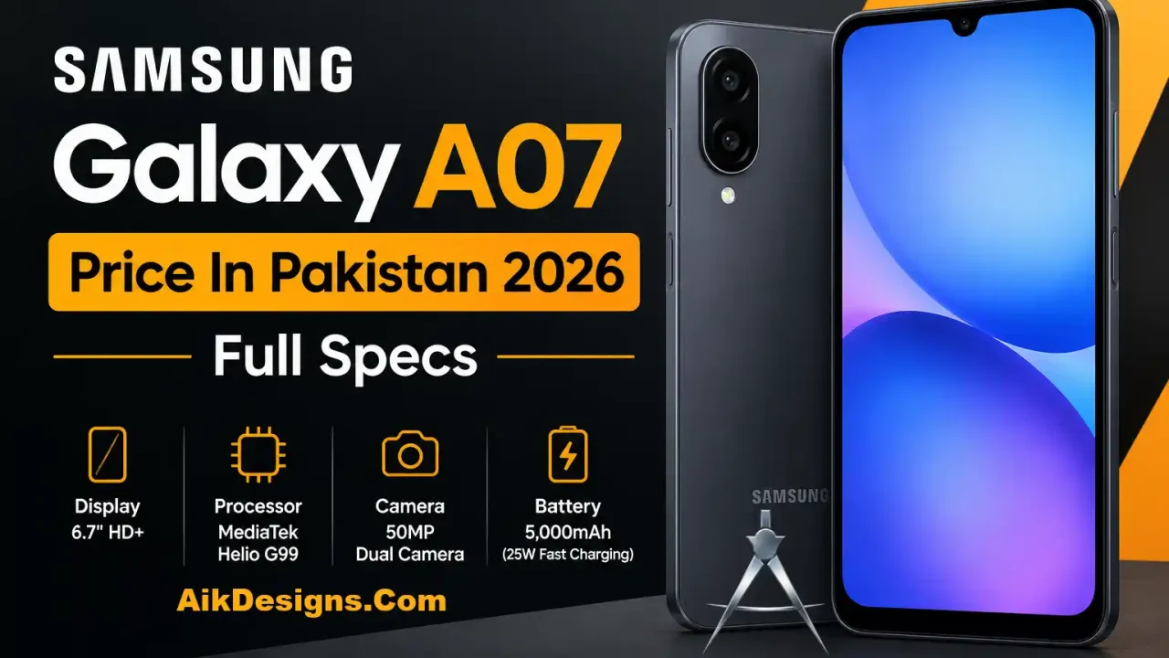 Samsung A07 price in Pakistan with full specs