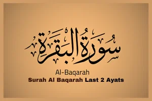 Surah Baqarah Last 2 Ayats