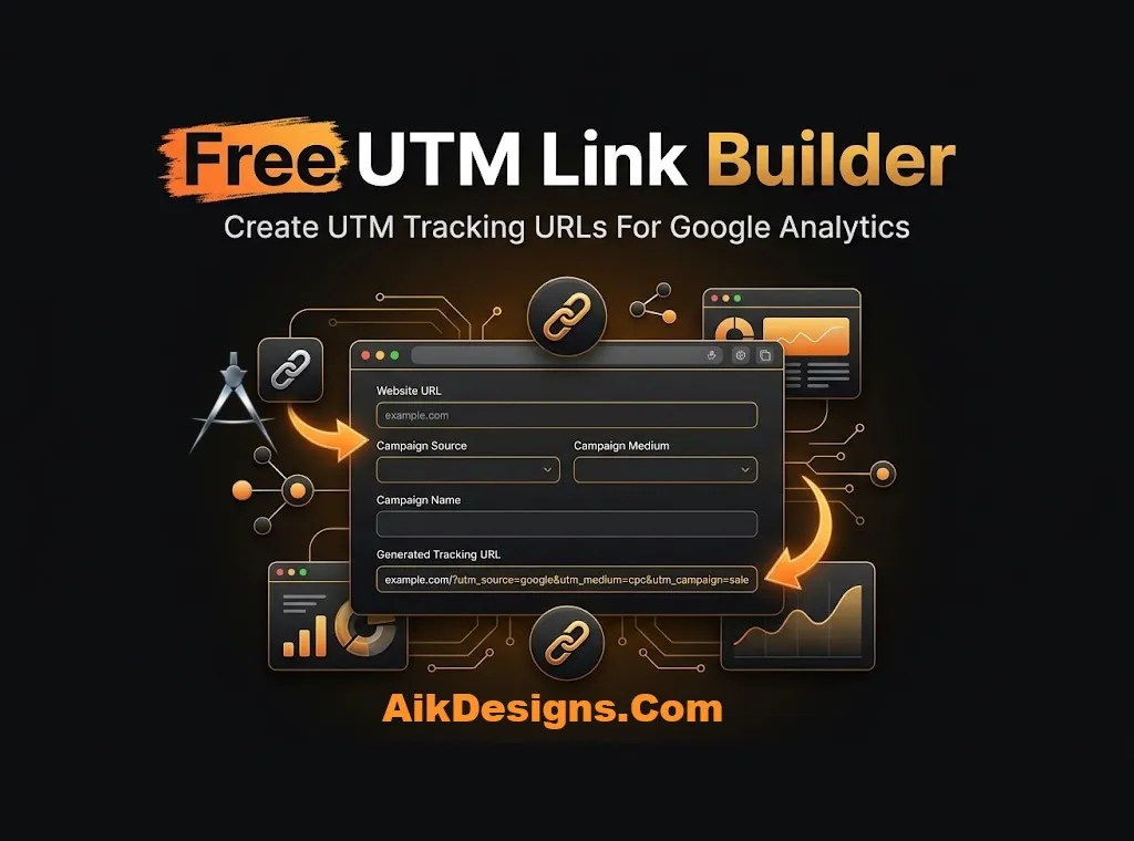 Free UTM Link Builder: Create UTM Tracking URLs For Google Analytics