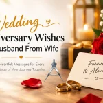 Wedding Anniversary Wishes To Husband From Wife – Romantic and Heart-Touching Messages