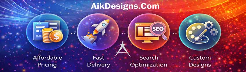 Aik Designs Cheap Web Design Services In Pakistan